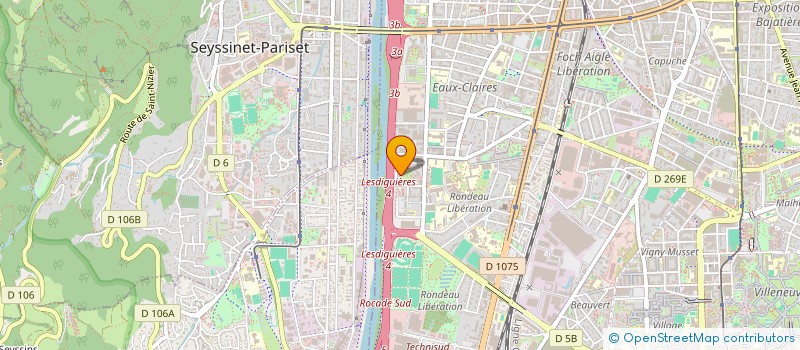 localisation de l'entreprise HEDIL  GRENOBLE