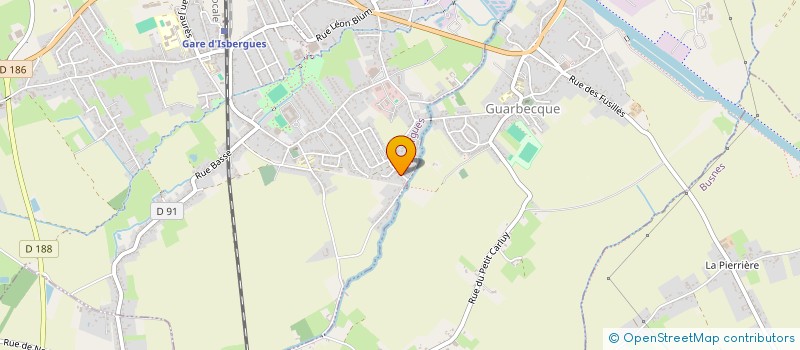 localisation de l'entreprise HEDONE  ISBERGUES