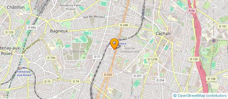 localisation de l'entreprise HEDONE à BAGNEUX