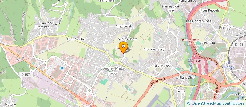 localisation de l'entreprise HEDONE IMMOBILIER  EPAGNY METZ-TESSY