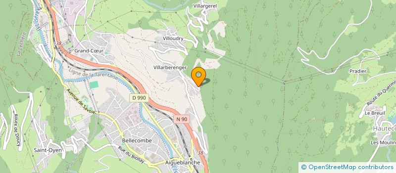 localisation de l'entreprise HEDONIC NEST  GRAND-AIGUEBLANCHE