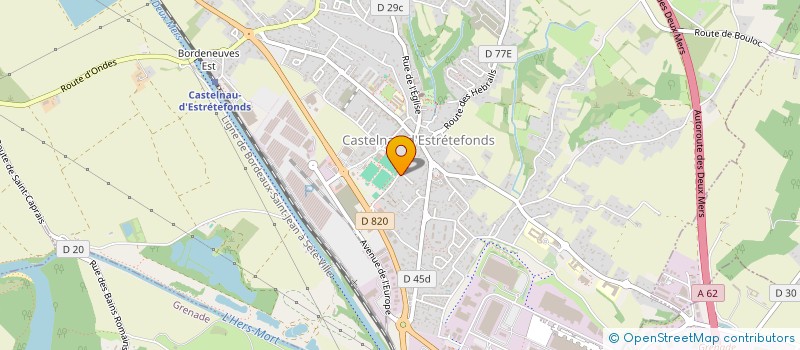 localisation de l'entreprise HEDONIQUE  CASTELNAU-D'ESTRETEFONDS