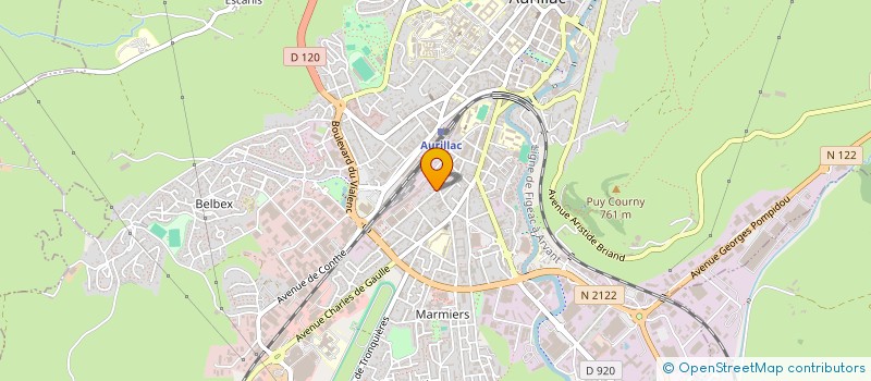 localisation de l'entreprise HEDONISM ORGANISATION à AURILLAC
