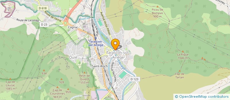 localisation de l'entreprise HEDONOZASSOS à TARASCON-SUR-ARIEGE