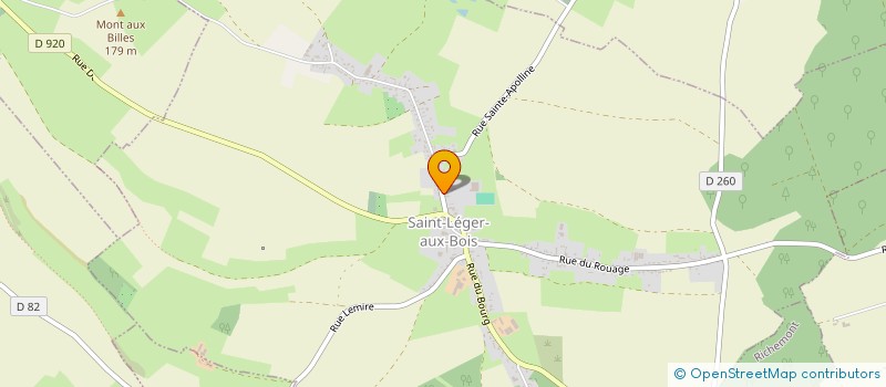localisation de l'entreprise HEDOU IMMOBILIERE  SAINT-LEGER-AUX-BOIS