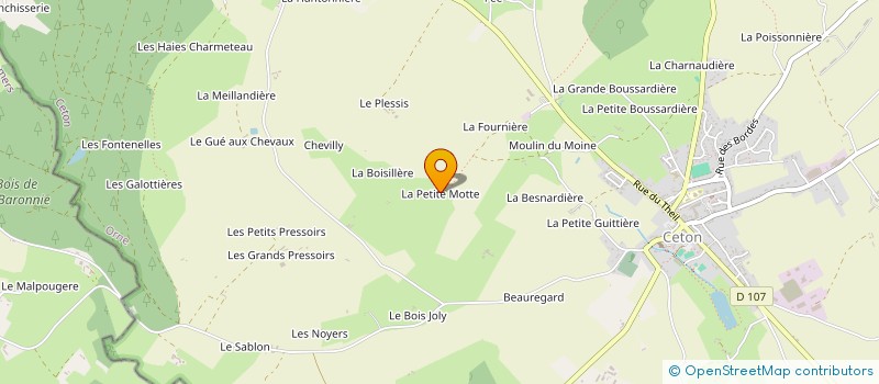 localisation de l'entreprise HEDOUIN à CETON