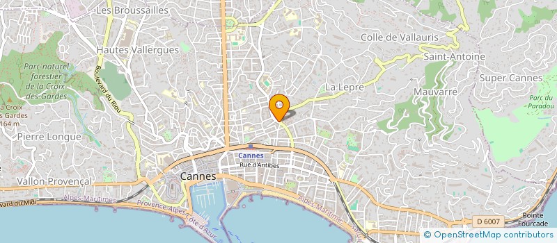 localisation de l'entreprise HEDY à CANNES