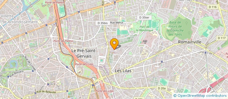 localisation de l'entreprise HEEL'S KA  PANTIN