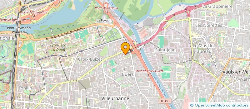 localisation de l'entreprise HEEMEO  VILLEURBANNE