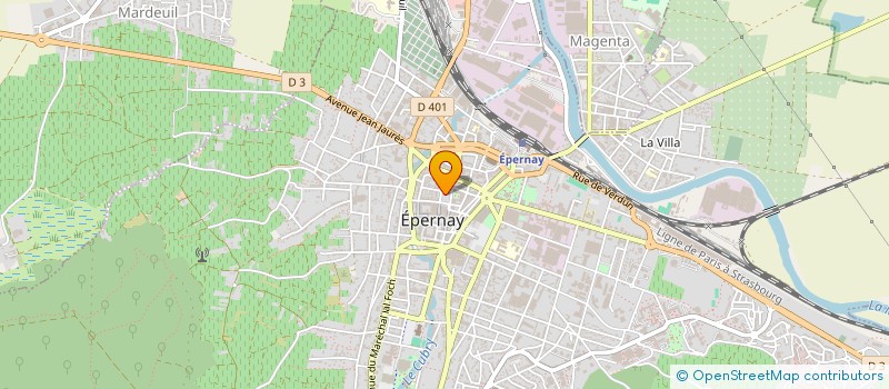 localisation de l'entreprise HEERA ENTREPRISES  EPERNAY