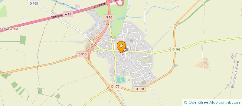 localisation de l'entreprise HEF à ABLIS