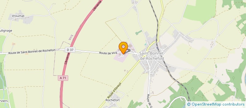 localisation de l'entreprise HEFA à SAINT-BONNET-DE-ROCHEFORT