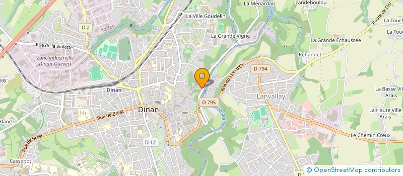 localisation de l'entreprise HEFAC  DINAN