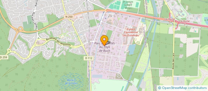 localisation de l'entreprise HEFAC à LA TESTE-DE-BUCH