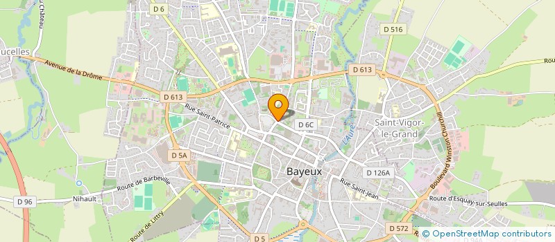 localisation de l'entreprise HEFAIRES  BAYEUX