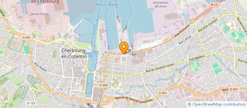 localisation de l'entreprise HEFAIS à CHERBOURG-EN-COTENTIN