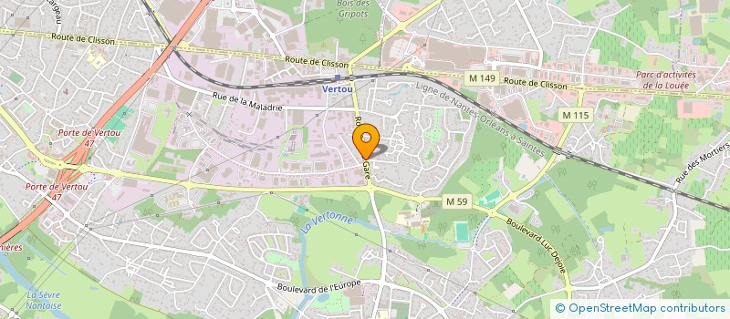 localisation de l'entreprise HEFE à VERTOU