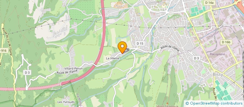 localisation de l'entreprise HEFI73  LA MOTTE-SERVOLEX