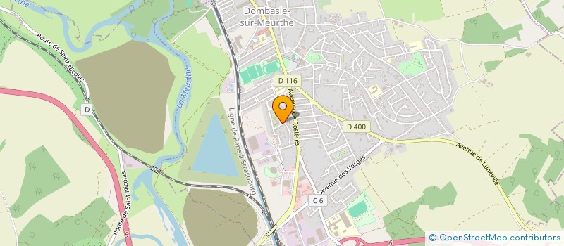 localisation de l'entreprise HEFIGIE  DOMBASLE-SUR-MEURTHE