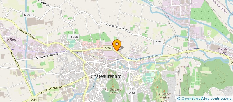 localisation de l'entreprise HEFRUITS à CHATEAURENARD