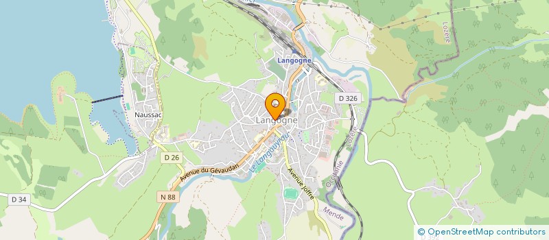 localisation de l'entreprise HEGAIL  LANGOGNE