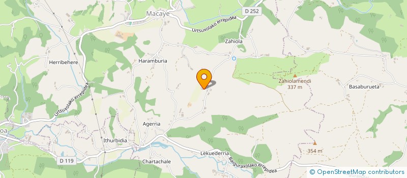 localisation de l'entreprise HEGALDIA  AYHERRE