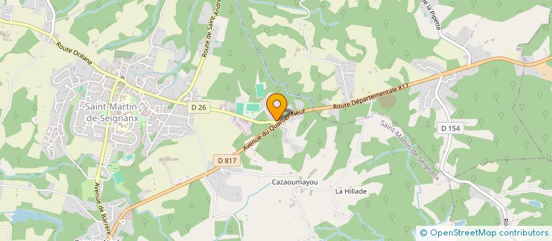 localisation de l'entreprise HEGALDIA  SAINT-MARTIN-DE-SEIGNANX