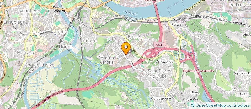 localisation de l'entreprise HEGALDIA  SAINT-PIERRE-D'IRUBE