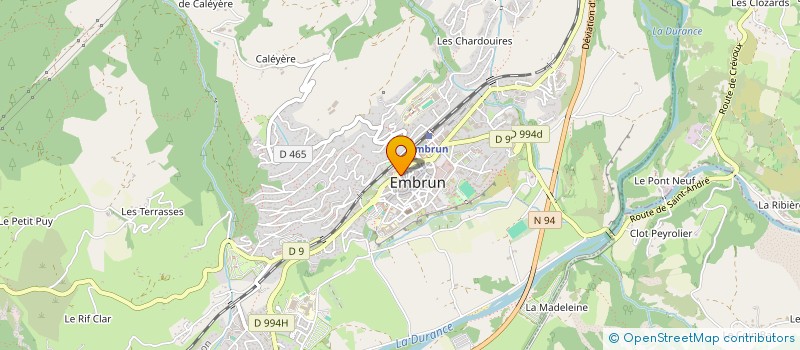 localisation de l'entreprise HEGALE  EMBRUN