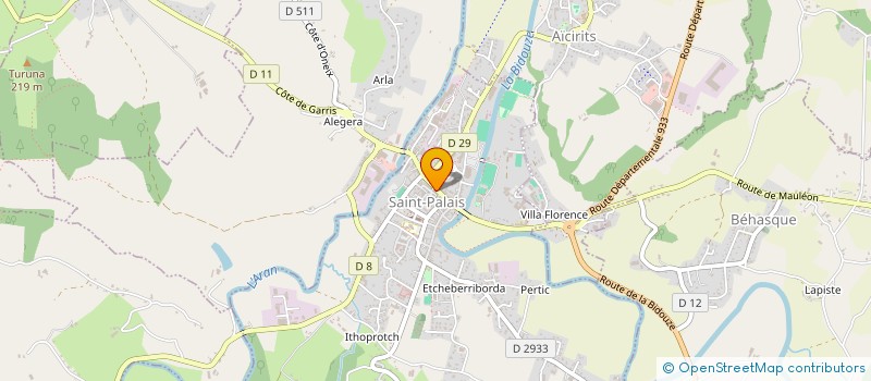 localisation de l'entreprise HEGALKA  SAINT-PALAIS