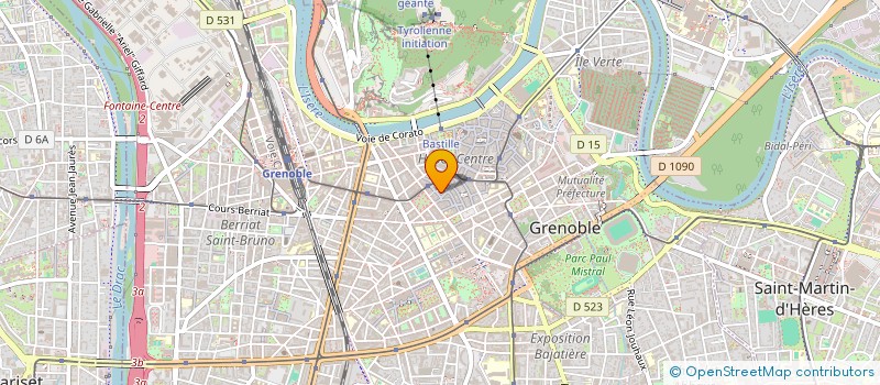 localisation de l'entreprise HEGB à GRENOBLE