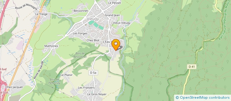 localisation de l'entreprise HEGE à ANNECY