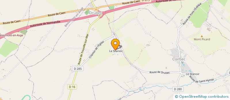 localisation de l'entreprise HEGE  CLARBEC