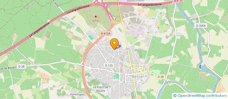 localisation de l'entreprise HEGE  BESSAN