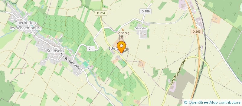 localisation de l'entreprise HEGE ALTERNATIVE à STEINSELTZ