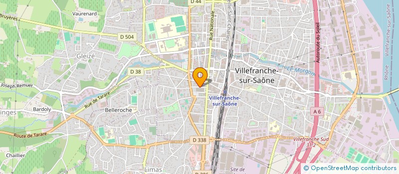 localisation de l'entreprise HEGEMONY ESPORTS à VILLEFRANCHE-SUR-SAONE