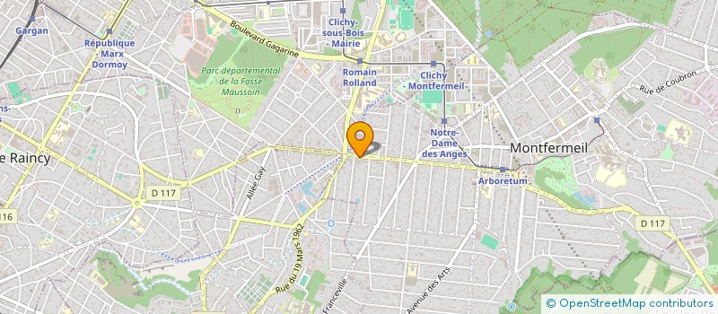 localisation de l'entreprise HEGIRE  MONTFERMEIL