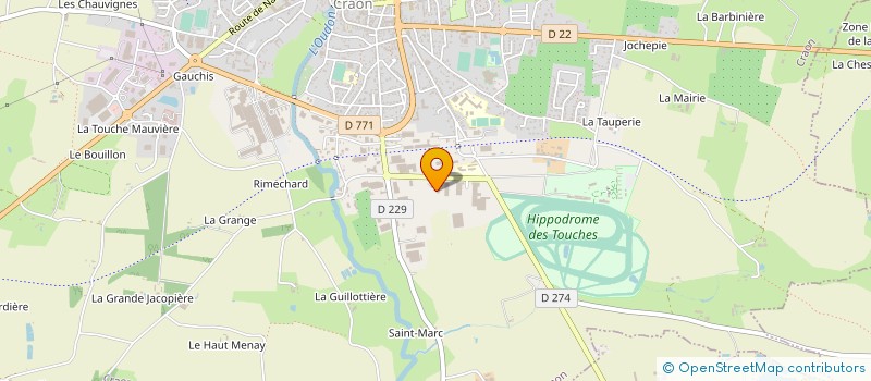 localisation de l'entreprise HEGLER FRANCE à CRAON