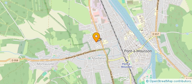 localisation de l'entreprise HEGO  PONT-A-MOUSSON