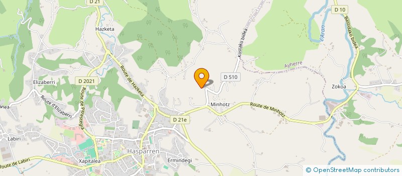 localisation de l'entreprise HEGO AIRE à HASPARREN