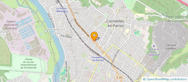 localisation de l'entreprise HEGO ASCENSEURS à CORMEILLES-EN-PARISIS