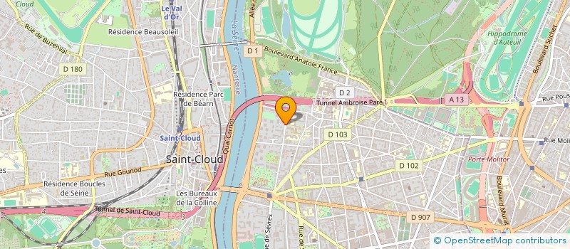 localisation de l'entreprise HEGOA à BOULOGNE-BILLANCOURT