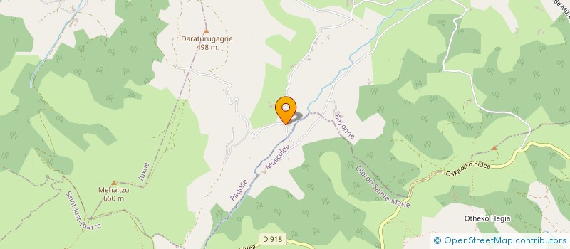 localisation de l'entreprise HEGOA  PAGOLLE