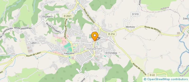 localisation de l'entreprise HEGOA ENERGIE à HASPARREN