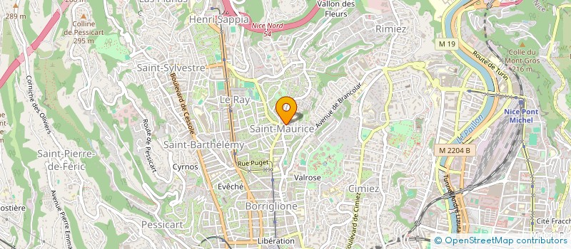 localisation de l'entreprise HEGOAK à NICE