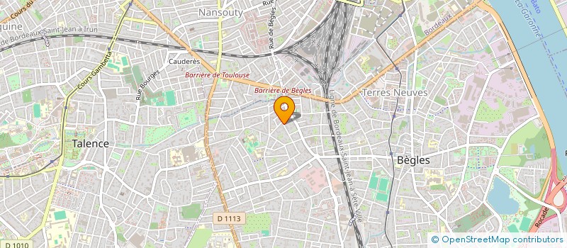 localisation de l'entreprise HEGOAK à BEGLES
