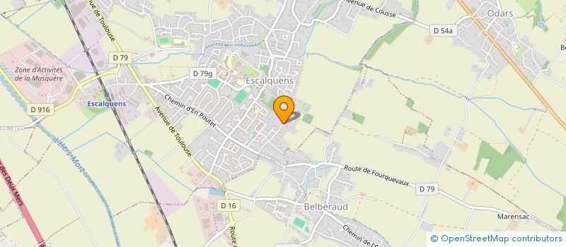 localisation de l'entreprise HEGOAK  ESCALQUENS