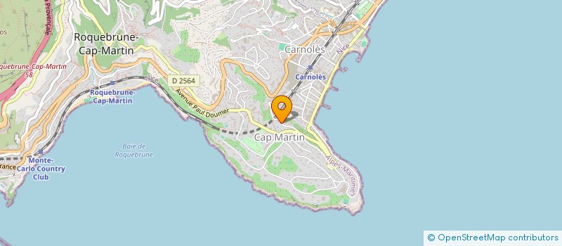 localisation de l'entreprise HEGOAK  ROQUEBRUNE-CAP-MARTIN