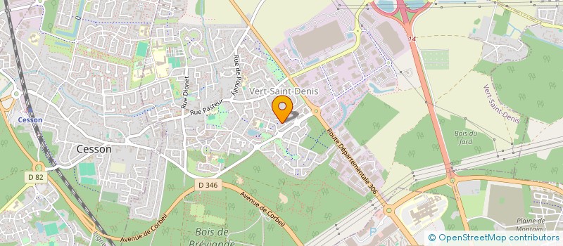 localisation de l'entreprise HEGOBAT à VERT-SAINT-DENIS