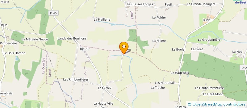 localisation de l'entreprise HEGOLAST  SAINTE-COLOMBE